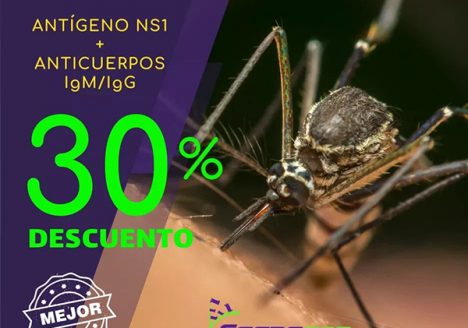 Prueba de dengue completa descuento Corpogen